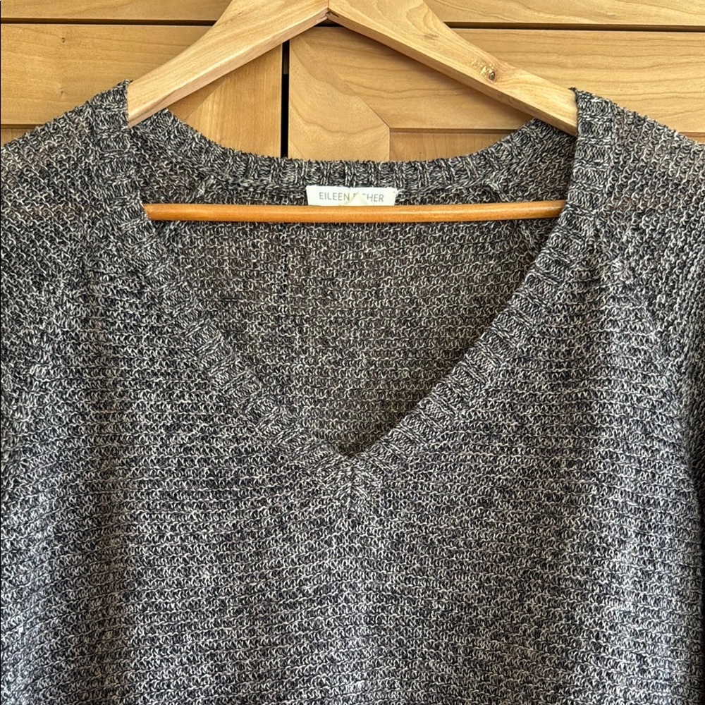 Eileen Fisher brown/black/taupe tunic